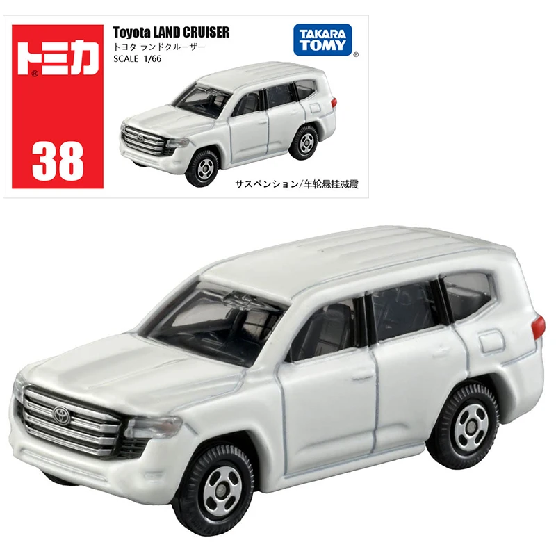 Takara Tomy Tomica No.38 Toyota Land Cruiser Cars 1/66 Diecast Alloy Model Cars Kids Xmas Gift Toys for Boys