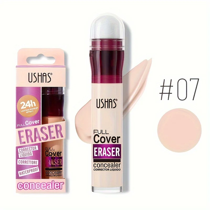 Nieuwe Spons Head Concealer voor Donkere Kringen Sproeten Acne Pigmentatie en Vlekken Langdurige Hydraterende Vloeibare Foundation