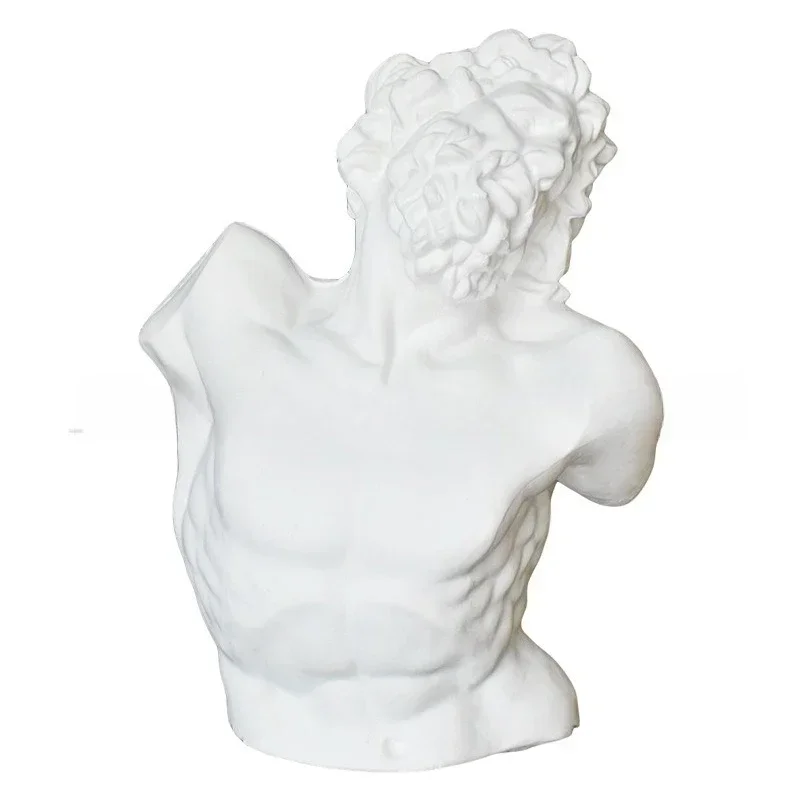 Laokong bust 85cm plaster statue art teaching aids old hole Laokong plaster statue art supplies