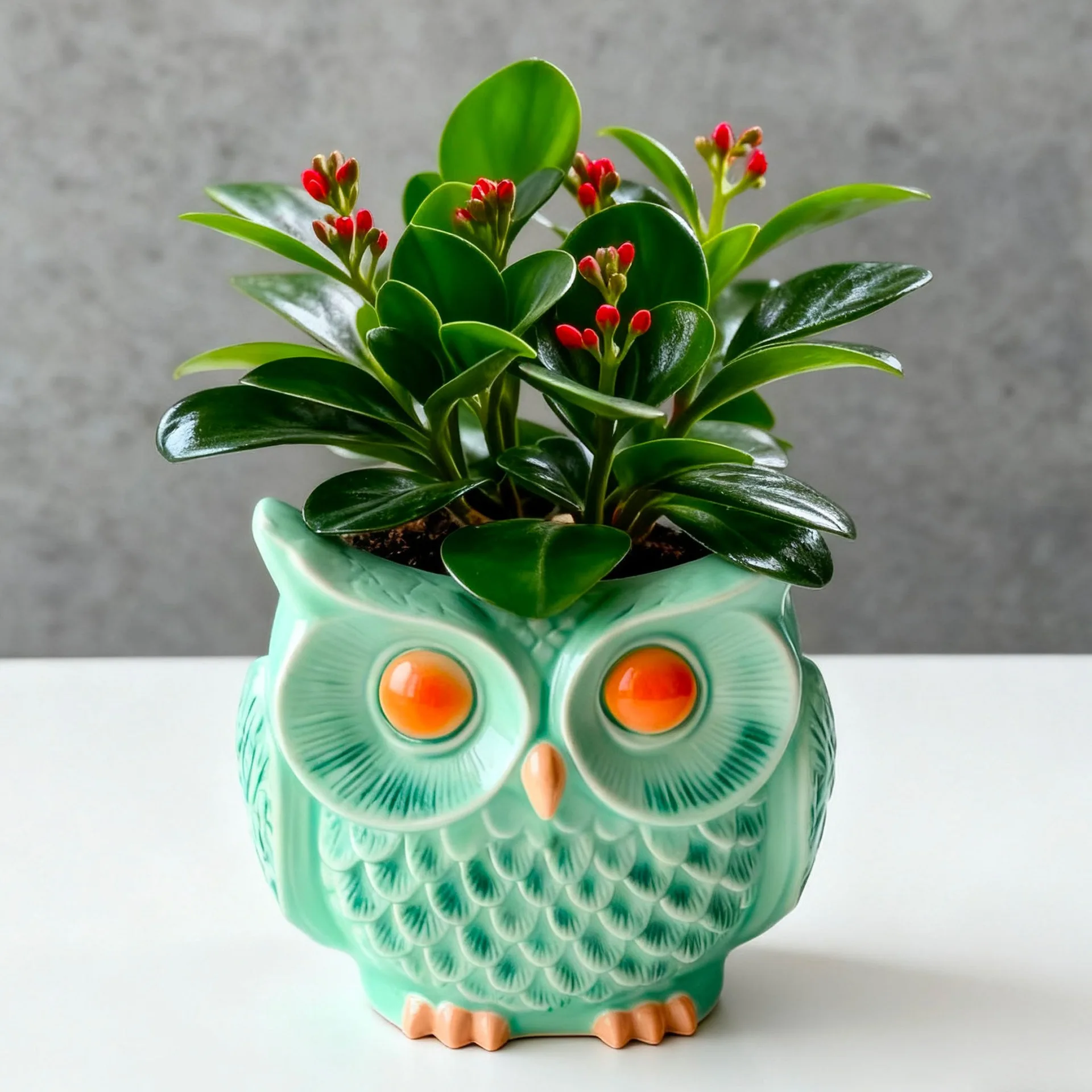 

Цементная форма для ароматической чашки, термостойкая силиконовая форма для совы, форма для вазы для цветов, милая форма для рукоделия, художественных проектов, керамика