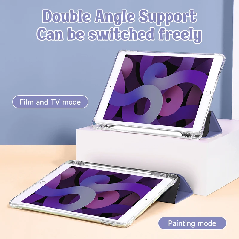 Flowers Case Compatible With iPad iPad 9.7-Inch (6th/5th Generation, 2018/2017)Mini4/5 ,Air4/5 10.9in,With Pen Holder