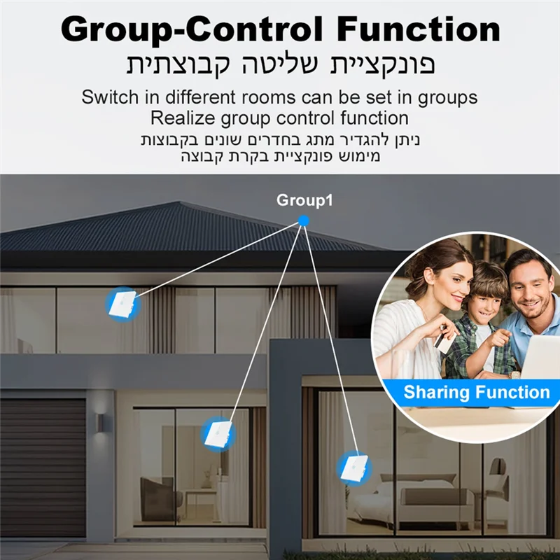 A31R-40A Tuya Smart Wifi Water Heater Boiler Touch Switch Air Conditioner Light Timing EU Wall App For Alexa Home
