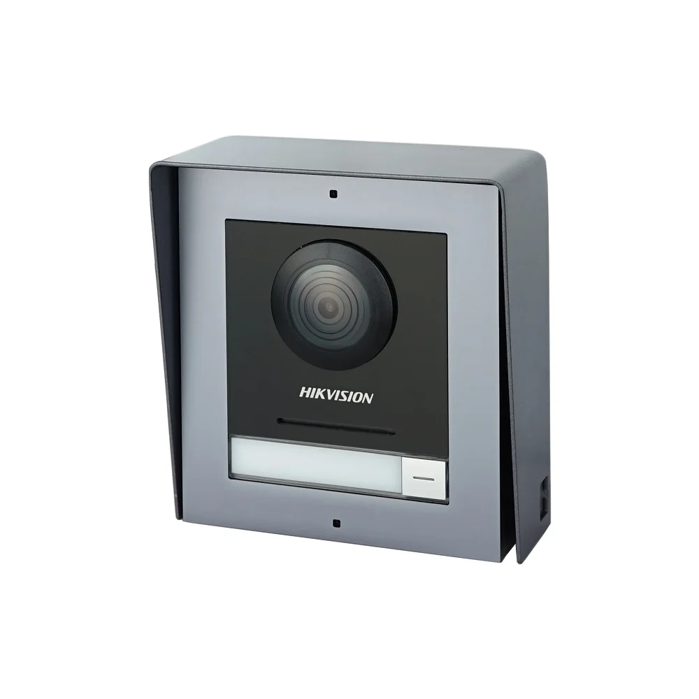 Imagem -03 - Hikvision-intercomunicador de Vídeo ip Multi-idioma Poe Villa Módulo Campainha Estação de Porta Telefone da Porta Ds-kd8003-ime1 b 802.3af