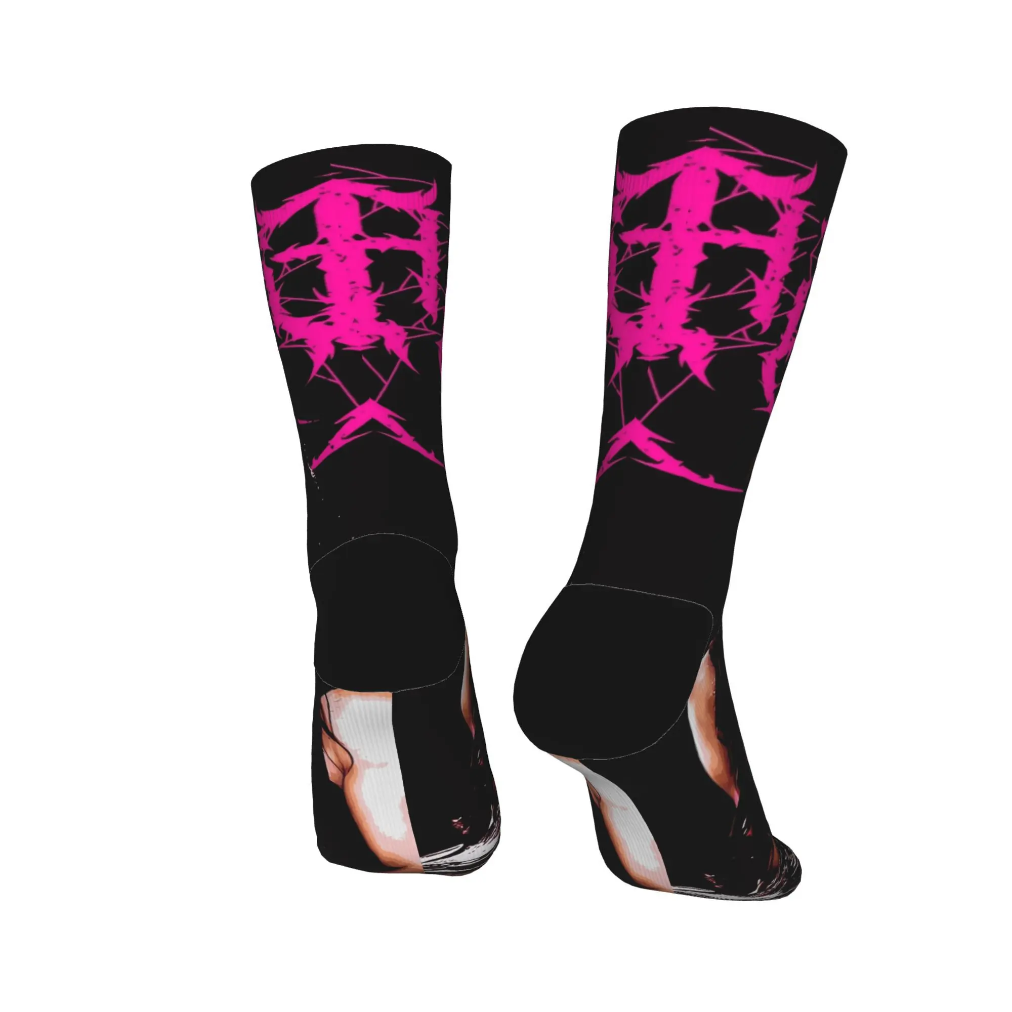 AJ Lee المصارعة Divas جوارب الجوارب غير رسمية الرجال الجوارب المريحة الربيع سكيت مطبوعة عدم الانزلاق الجوارب هدية