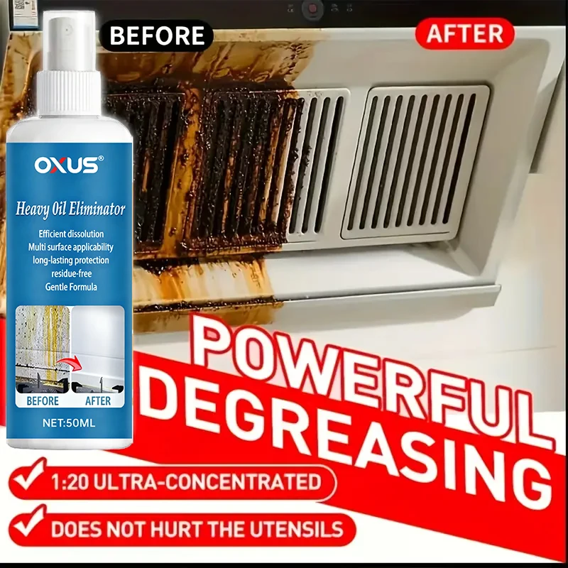 Oil Stain Spray, Multi-Functional Metal Cleaner, Quick Repair Refinish Spray, Suitable for Range Hoods and Stoves, Easy Use