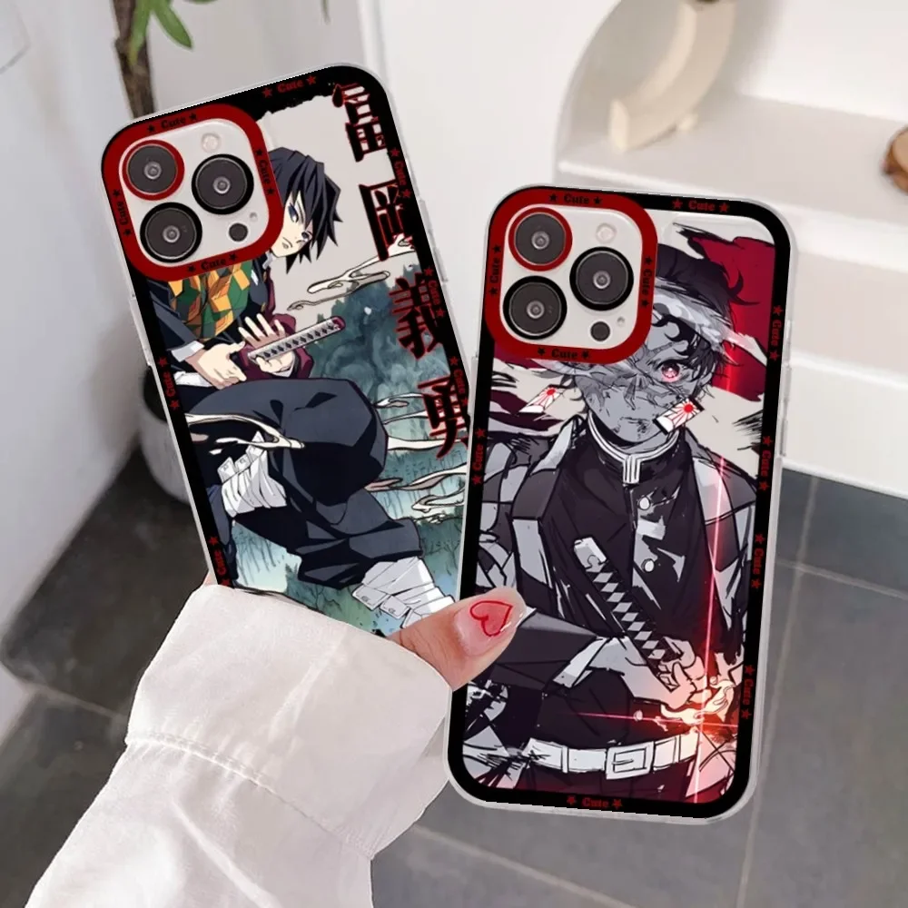 

Demon Slayer Phone Case For IPhone 15 13 14 Pro Max XS XR 12 11 Pro 13 Mini Soft Clear Back Cover