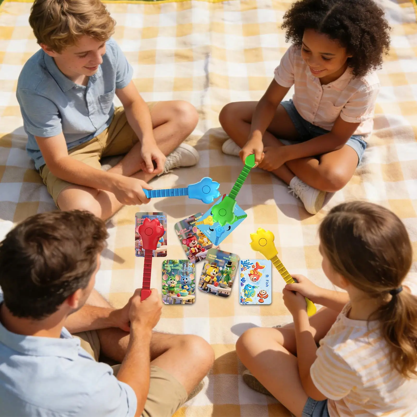 Color Sorting Toy Educational Activity Interactive Color Cards Matching Board Game For Boys Girls Preschoolers Ages 3 Home