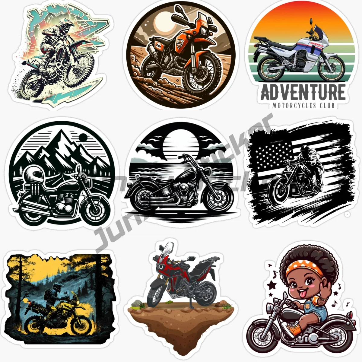 

ADVENTURE креативные внедорожные мотоциклетные автомобильные наклейки для багажа, гитары, шлема, скейтборда, велосипеда, мотоцикла, виниловая самоклеящаяся наклейка