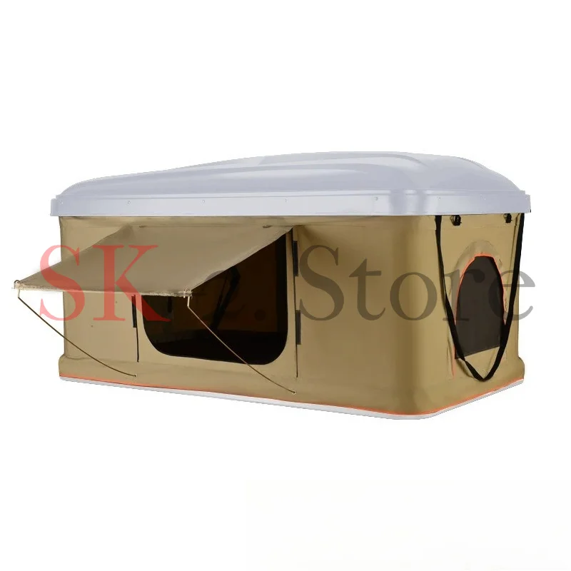Roof tent room fully automatic self-driving tour outdoor folding car suitable for pickup off-road SUV car hard shell travel bed