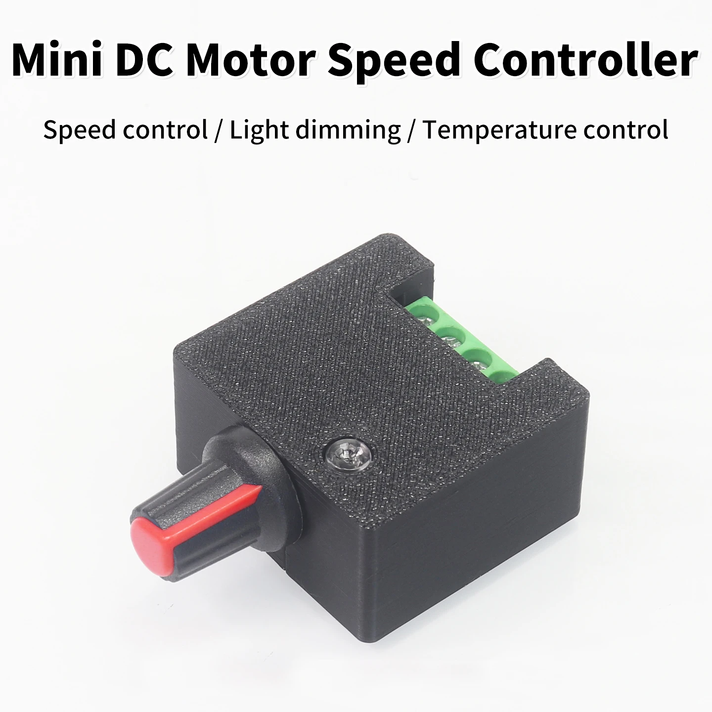DC 3-15V 2A Mini PWM Brush Motor Speed Controller Regulator Dimmer For LED Strip PC Fan Pump 5V 12V