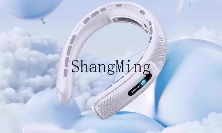 مروحة الرقبة ZYY المحمولة المحمولة الكبيرة بدون شفرات الرياح الصغيرة الصامتة وعمر البطارية الطويل في الهواء الطلق