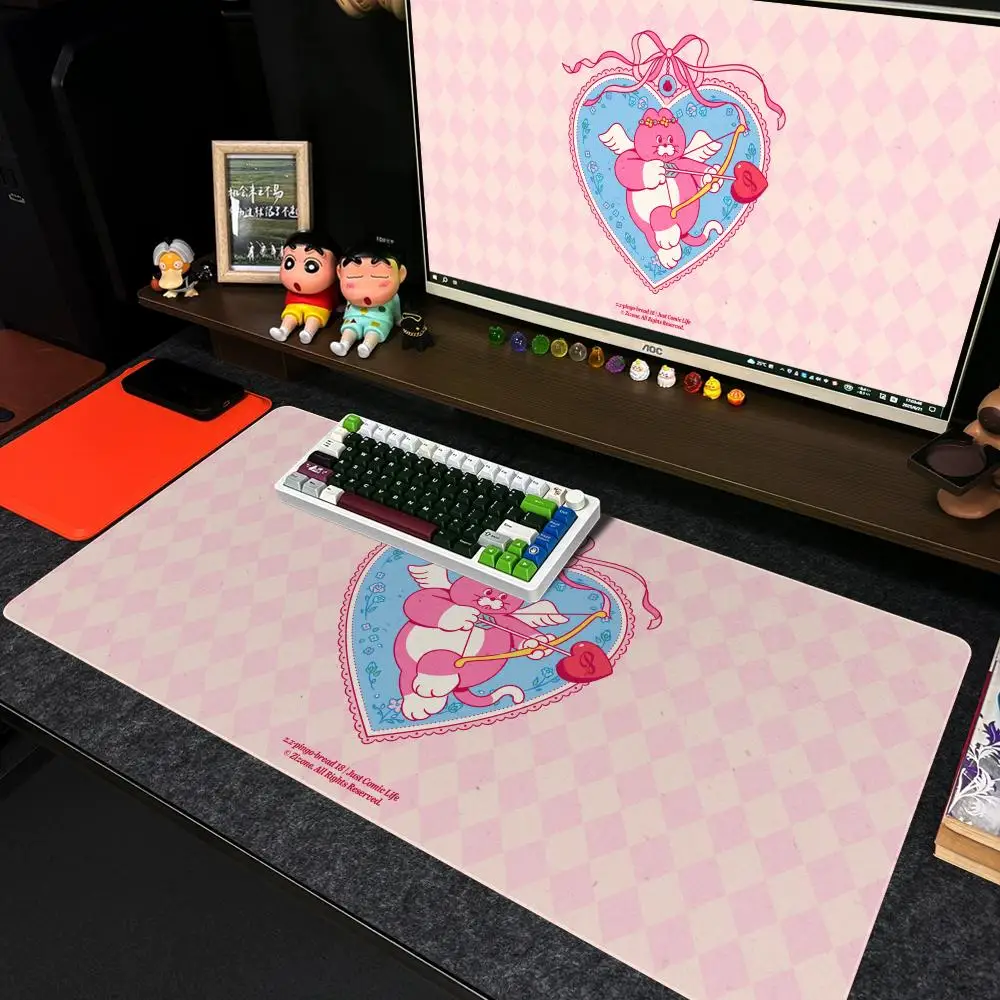 

Mouse Pad Xxl Computer Large Size Non-slip Gamer Keyboard 90x40cm Art Design HD Deskmat Zizones Pingo