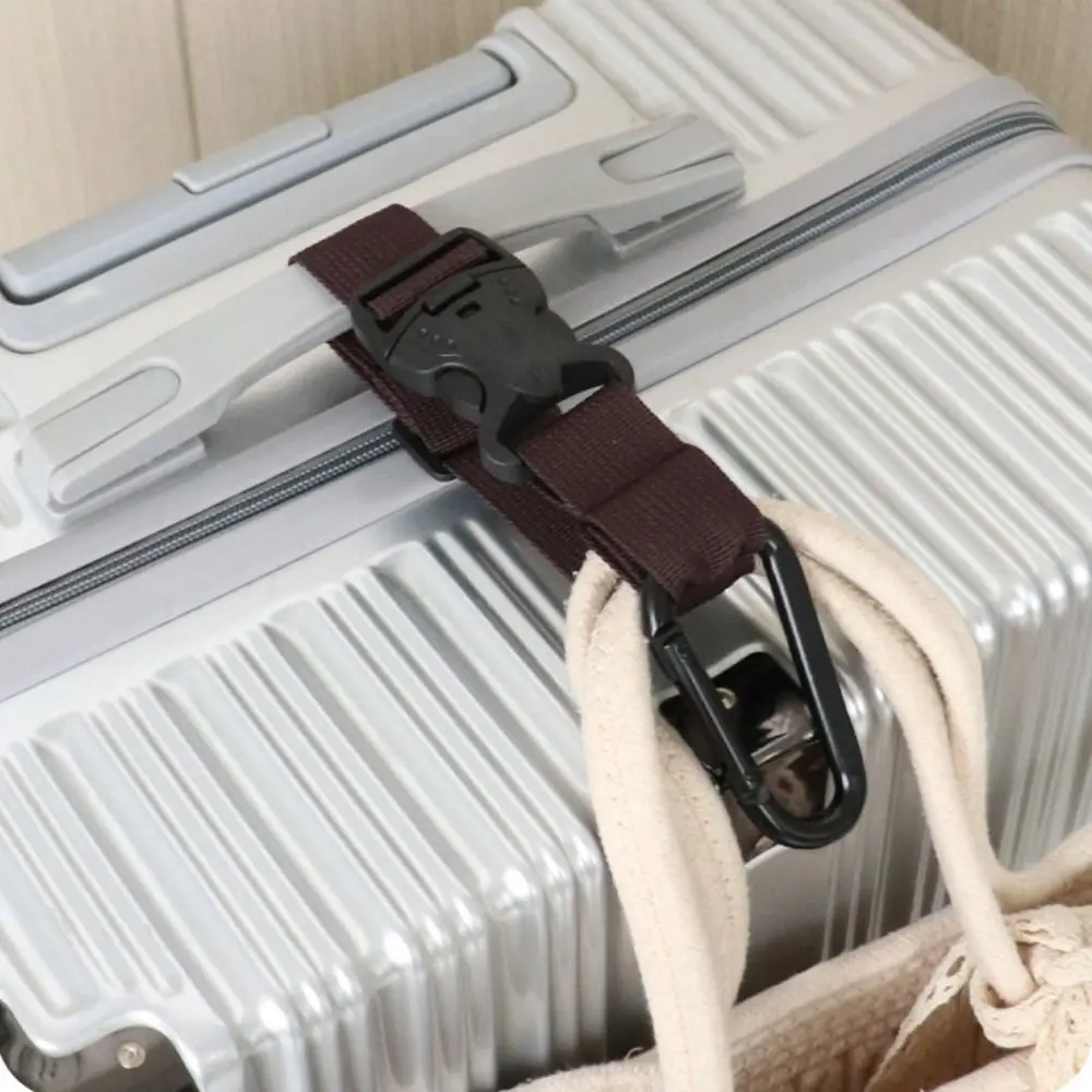 النايلون الأمتعة الأشرطة حقيبة أشرطة الحقائب قفل الأمتعة السنانير معلقة مشبك الأشرطة أحزمة قابل للتعديل حزام الأمتعة تحمل على الحقائب