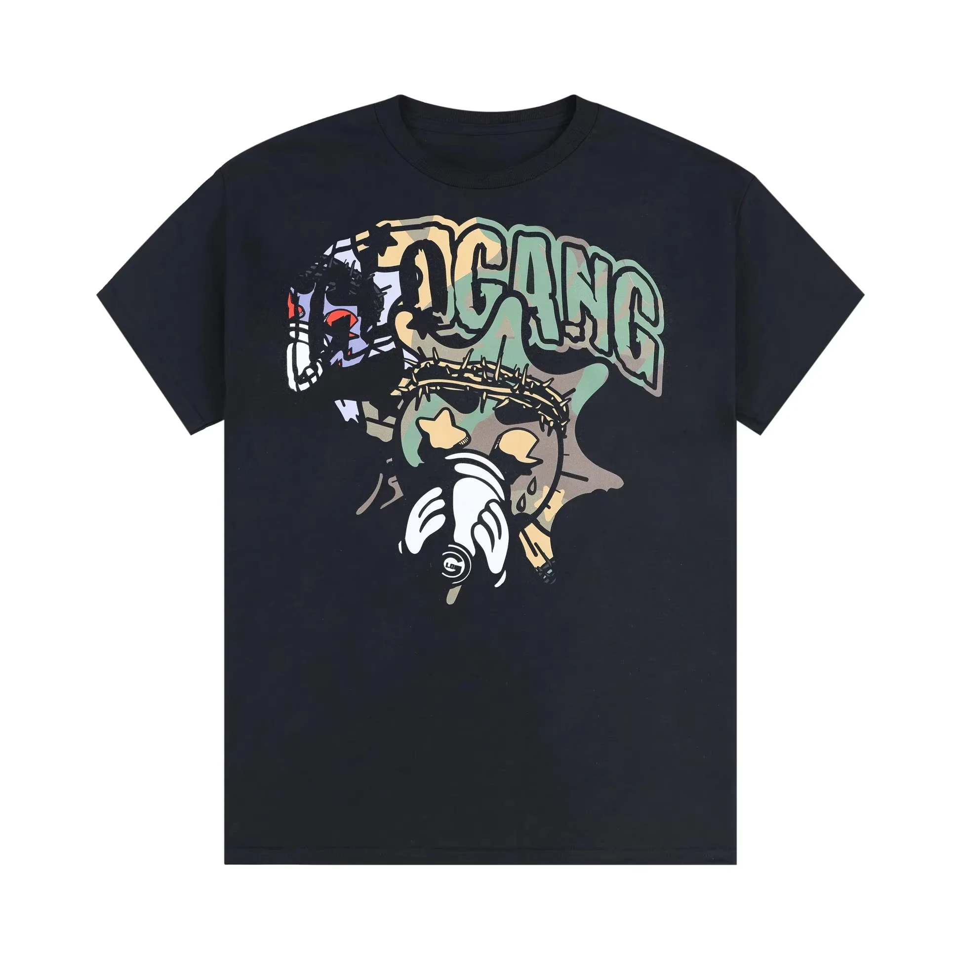 2026 High-quality Summer Short-sleeved Men World Wide Tee Drinks Cartoon Unseix Oversize Cotton Short-sleeved T-shirts