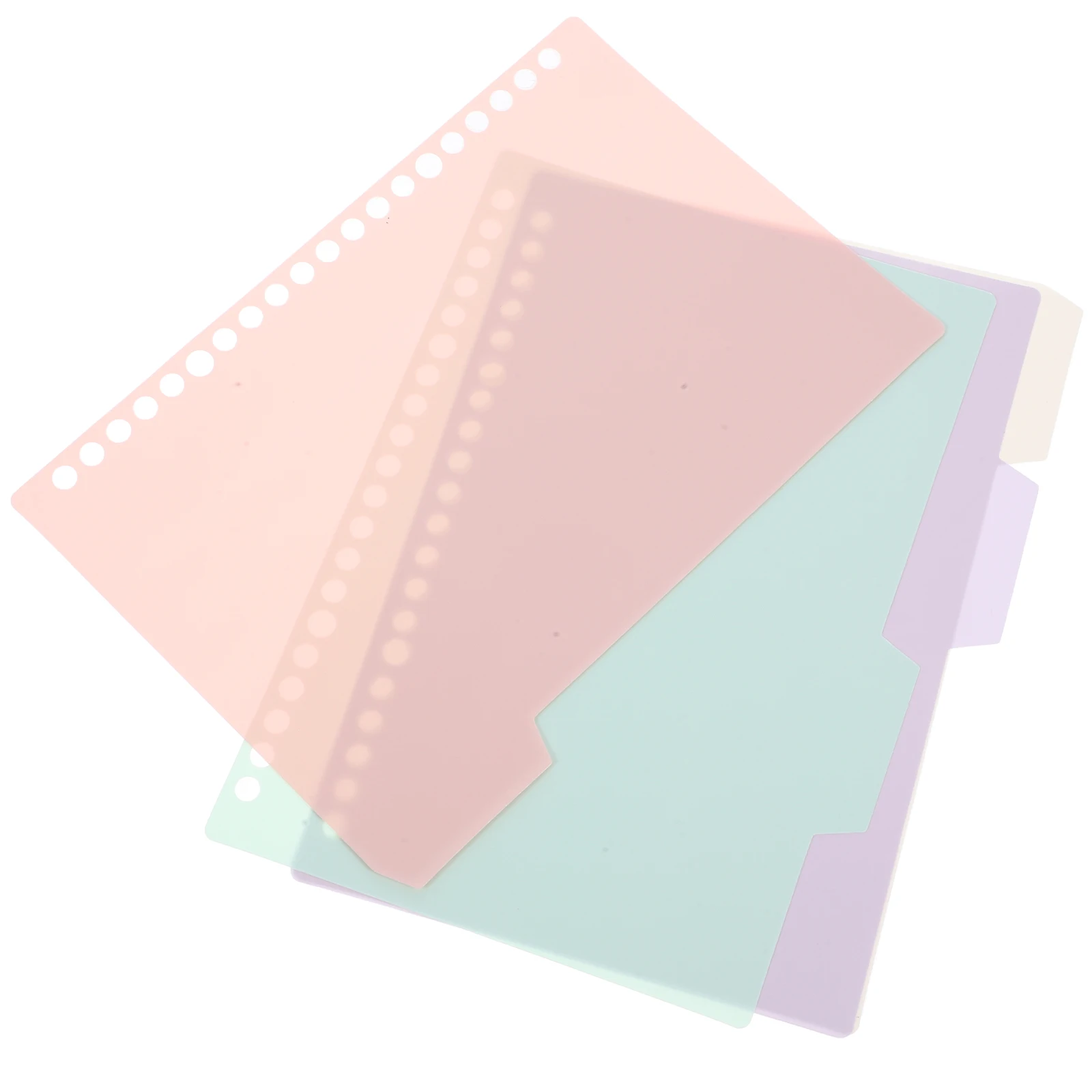 A4 Coil Notepad 40 Pages Multicolor Tabs Spiral Notebook School Office Supplies Taking Binder Index Dividers File