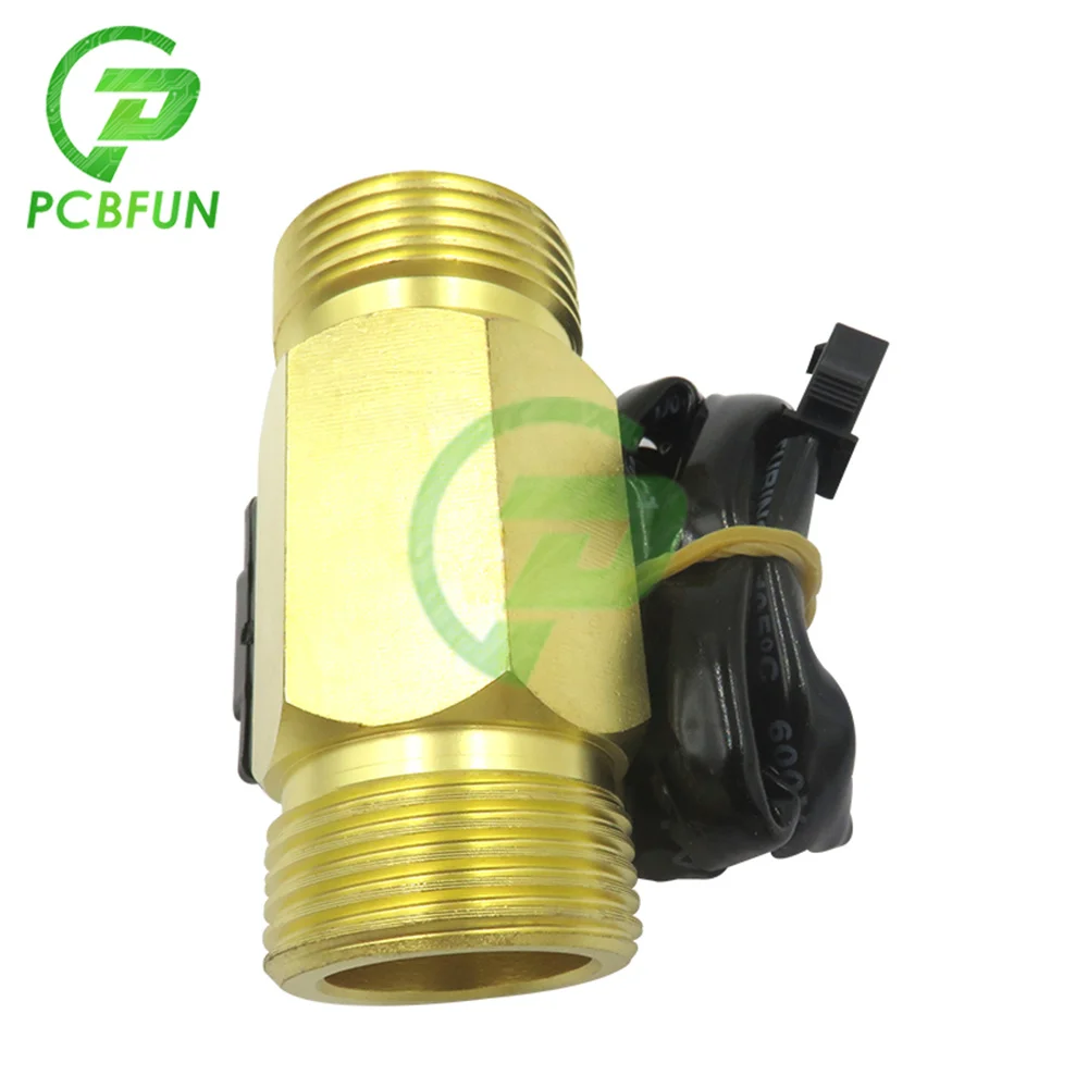 G3/4 Flow Sensor Water Flow Sensor Switch Yf-b5 DN20 Flowmeter for Flow Meter Water Sensor Copper Shell Hall Flow Meter