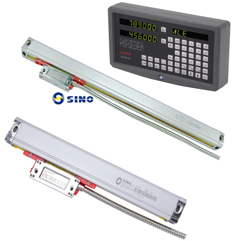 High Speed Lathe Tools Scale Sino Ka500 Linear Encoder Ruler For Lathe Milling Grinder Drill Machine 1020mm