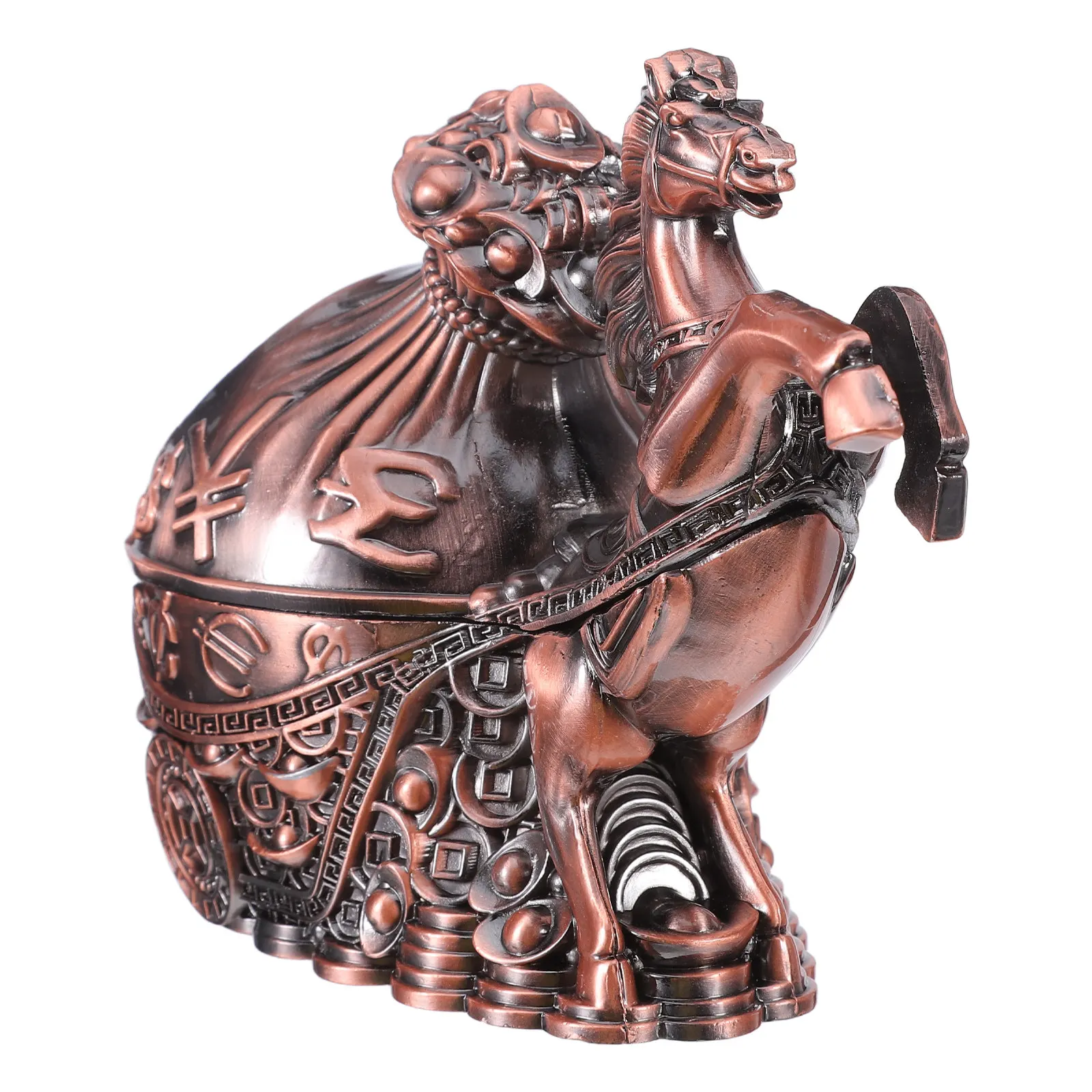 Bronze Horse Sculpture Ashtray Home Decor 2026 Zodiac Statue Ashtrays for