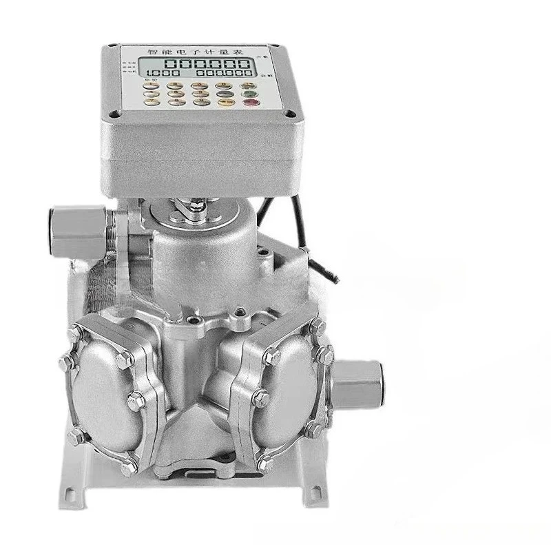 High Precision Piston Flowmeter Quantitative Pricing Metering Tanker Electronic Flow Digital