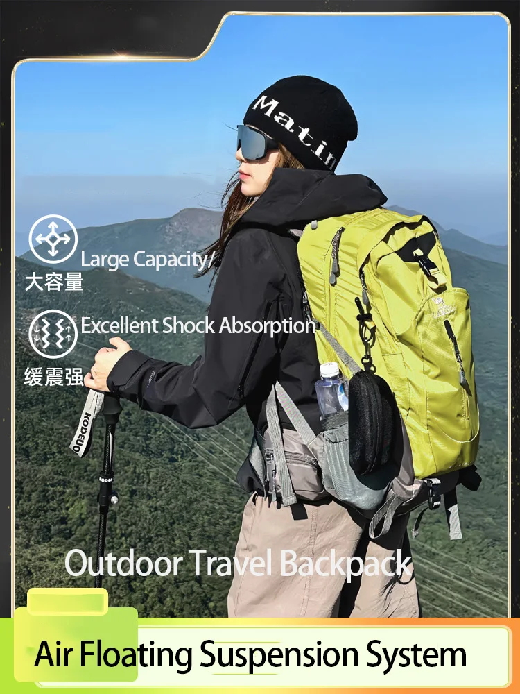 

55L Lightweight Hiking Backpack Women/Men, Expandable Waterproof Trekking Pack for Outdoor Travel & Day Hiking