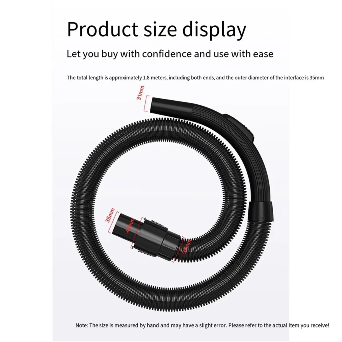 For QW12T-201/602/605 Vacuum Cleaner Hose Floor Cleaner Straight Tube Set Accessories QW16T-06A