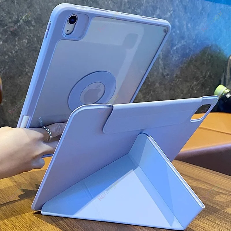 For iPad A16 11th/10th Gen Removable Powerful Magnetic Case iPad Air4 5 10.9'' Air 11 inch M4 M3 M2 2026 2025 with Pencil Holder