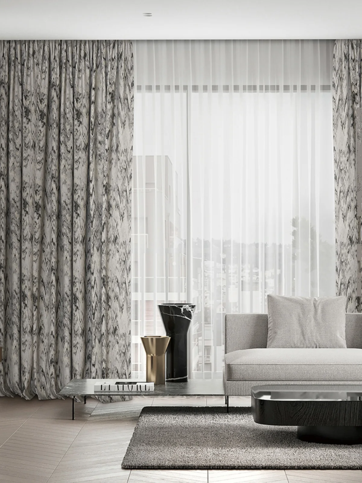 

Современные абстрактные светопоглощающие шторы класса люкс, простой дизайн для гостиной и спальни, ткань на заказ