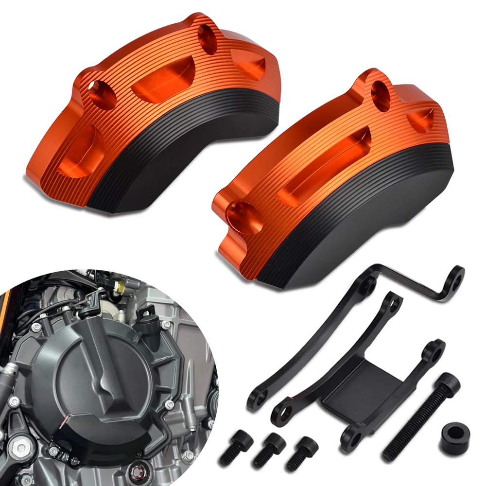 For 790 Duke Engine Clutch Ignition Cover Guard Motorcycle Engine Case Sliders for KTM 790 Duke 2018 2019 2020 2021 2022 2023