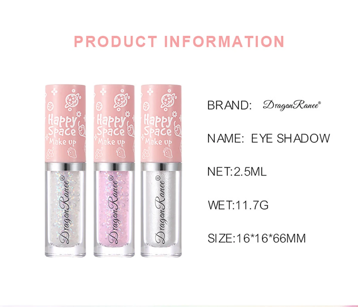 눈물 한 방울 리퀴드 아이섀도우 슈퍼 쉬머 글리터 쉬머링 언더커버 펜슬 하이라이팅 리퀴드 아이섀도우 하이라이터