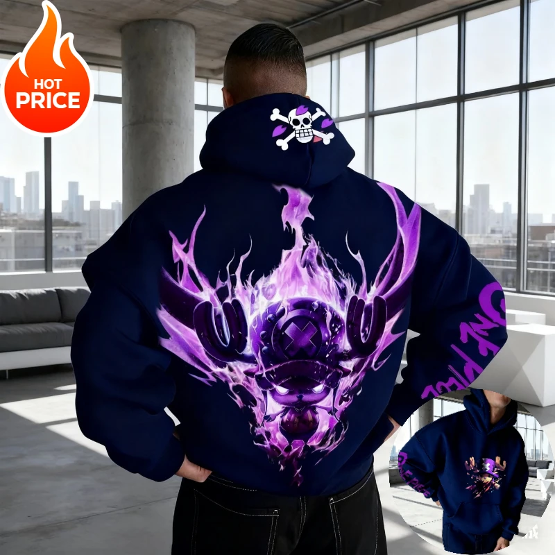 2026 جديد قطعة واحدة المروحية Harajuku الشارع الشهير الرجال Vintage هوديي الشتاء النساء المتضخم مقنعين البلوز كم طويل Y2k