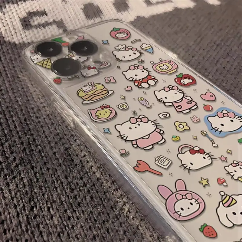 Lovely Hello Kitty Phone Case for Samsung Galaxy A55 A54 A34 A35 A15 A14 5G A23 A24 A25 S24 S23 Ultra Plus S20 FE A05 A05S Cover