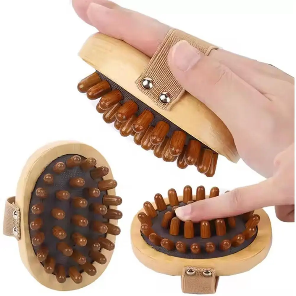 1pc Legno Cuscino D'aria Corpo Meridiano Massaggio Assistenza Sanitaria Cura Dei Capelli Pettine Sano Spazzola Per Capelli di Bambù Pettine Del Cuoio Capelluto Pettine Spazzola K6V1