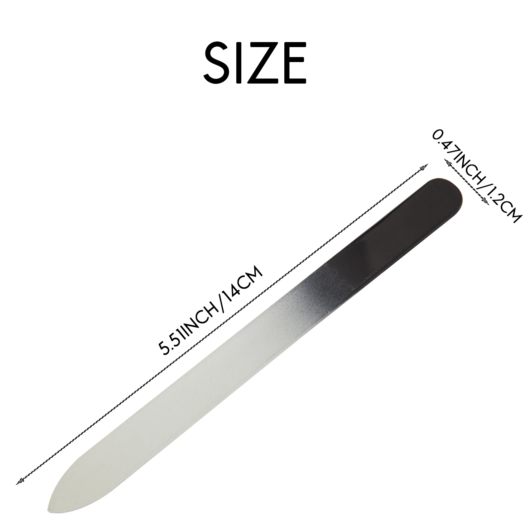 A39M 4本組ガラス製ネイルファイル、ケース付きクリスタルネイルファイル、両面フィンガーネイルファイル、プロ用マニキュアネイルケア