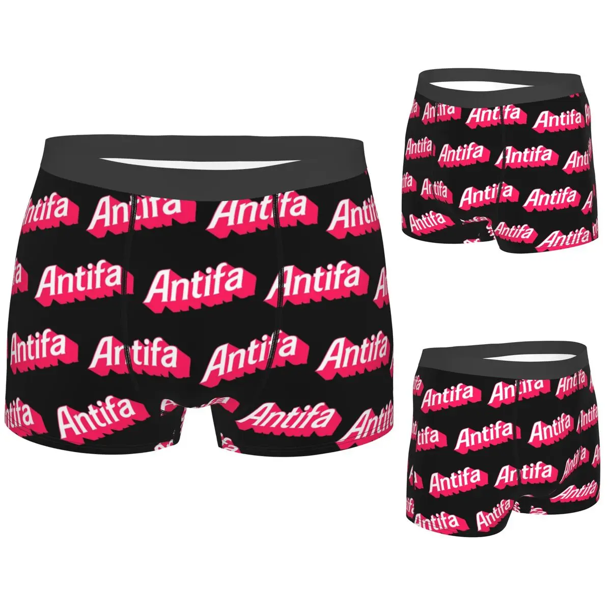 

Boxer Underpants Shorts Antifa Panties Men Soft Underwear for Homme Man Boyfriend Gifts