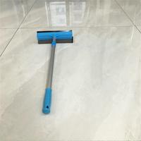 1/2/3pcs 2 In 1 Telescopic Window Glass Cleaner Wiper Long Handle Sponge Brush Window Mop Squeegee Wiper Cleaning Tool