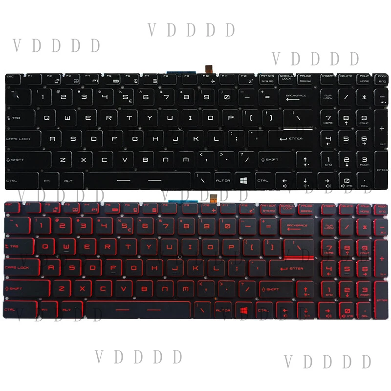 L... Laptop NEW FOR MSI GT62VR GT72 GT72S GT72VR GT73VR GS60 GS70 Keyboard Backlit