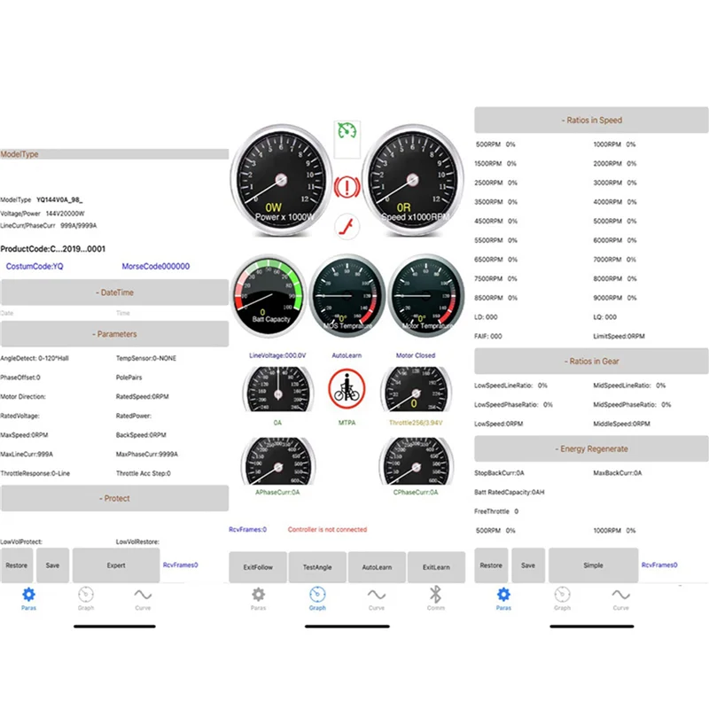 난징 Fardriver 컨트롤러 프로그래밍 용 ABMF-2X ND72240 용 Bluetooth 어댑터 BT 모듈 72260 72360 72680 모바일 제어