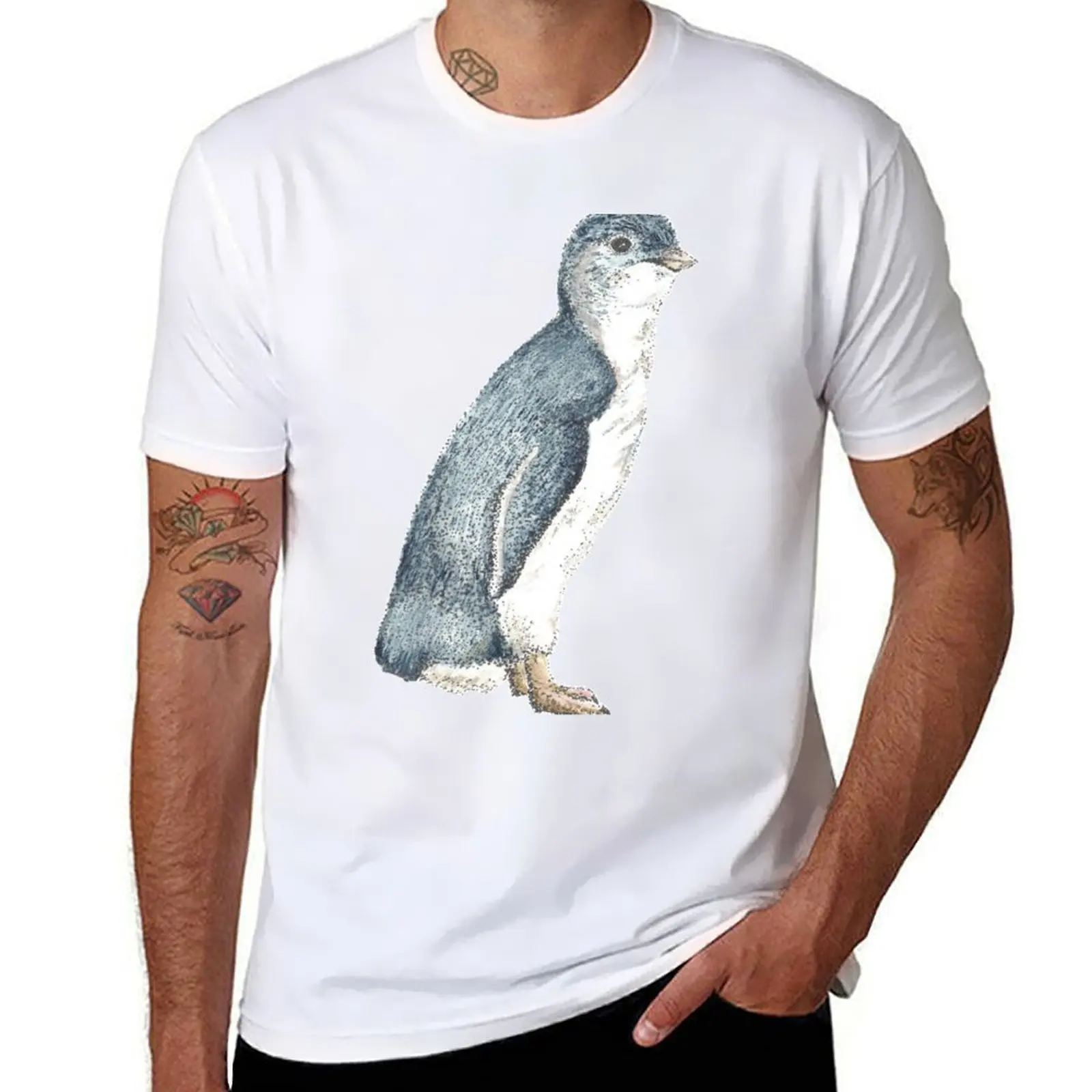 

Little Blue Penguin T-Shirt funny t shirts cotton man t shirt designer T-Shirt