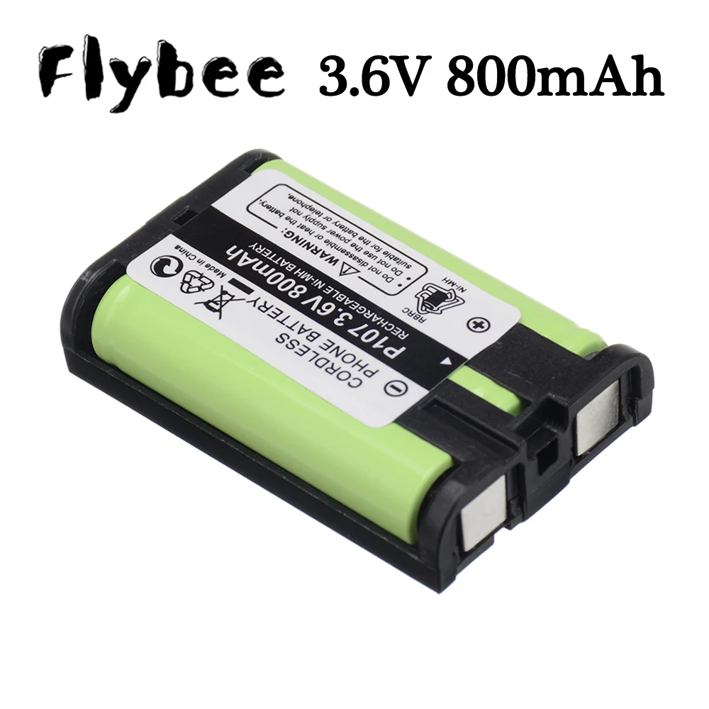 Ni-MH 3.6v 800mAh HHR-P107 Rechargeable Cordless Phone Battery for Panasonic HHRP107 HHR-P107 HHR-P107A  KX-TG6074PK, KX-TGA300