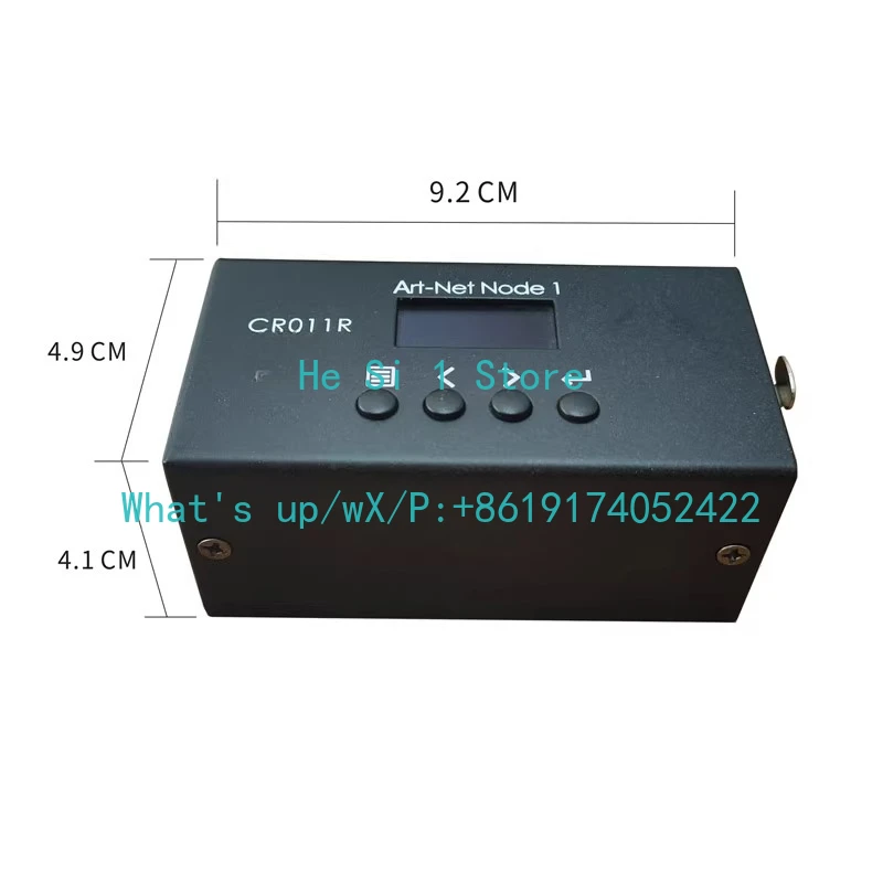 1-Channel Artnet to DMX512 Converter Stage Lighting Network Extension MA2 Tiger Console Network Decoder
