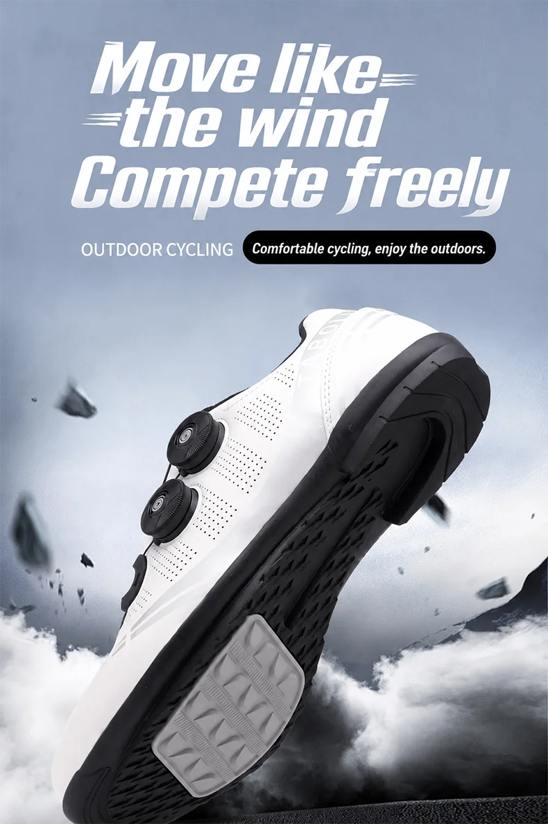 Professionelle Rennrad-Sneaker für Herren und Damen Mountainbike-Schuhe SPD-Klammern MTB-Fahrradschuhe Speed-Sneaker Dirt-Bike-Schuhe – Detail 6