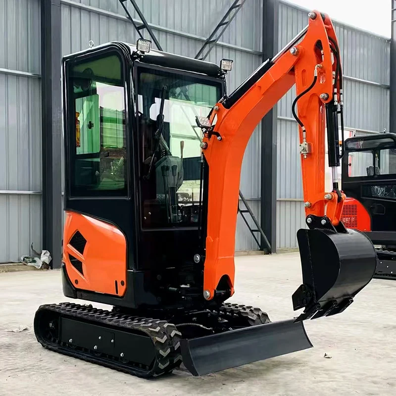 Customized Mini Excavator 1.8 Ton CE EURO5 Fast Delivery Mini Digger Excavators for Sale  Mini Small Excavator Chinese Crawler