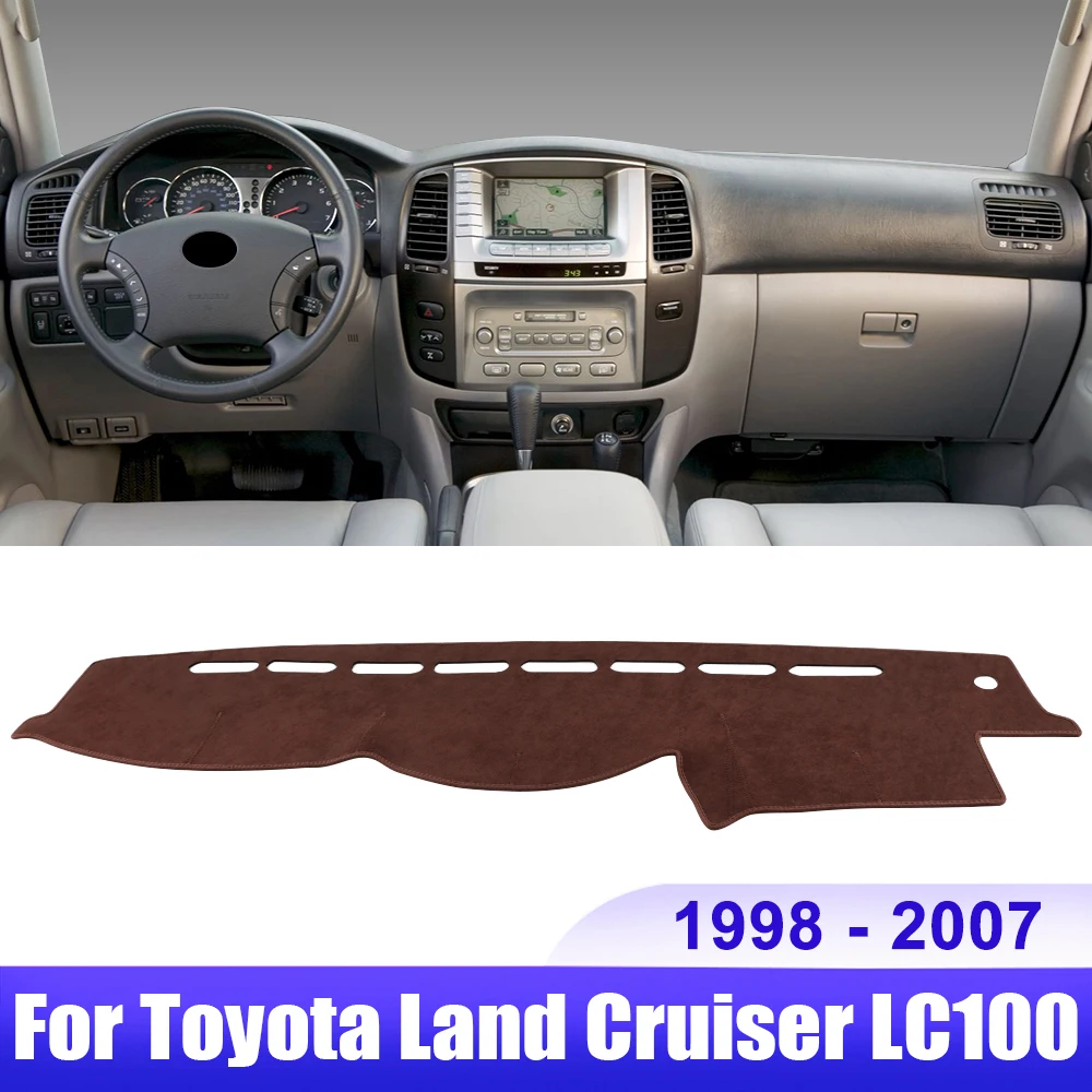 

For Toyota Land Cruiser 100 LC100 1998 - 2000 2001 2002 2003 2004 2005 2006 2007 Car Dashboard Cover Sun Shade Pad Accessories