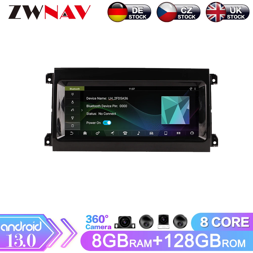 Android 13 For Land Rover Discovery 5 2017-2020 Car Radio Harman Multimedia Player + Air Conditioner Screen Carplay Navigatio