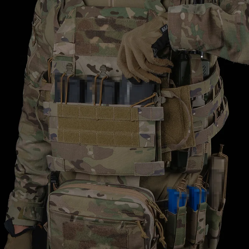 R Style M4 Triple Mag Plate, Triple Magazine Bag, Elastic Rope Handle, MOLLE System, External Hanging Bag