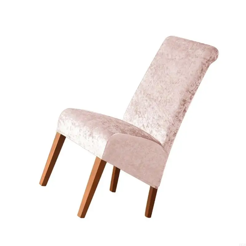 4X7B Chair Cover Large Polyester Chair Cover for Dining Room Office Plastic Chairs