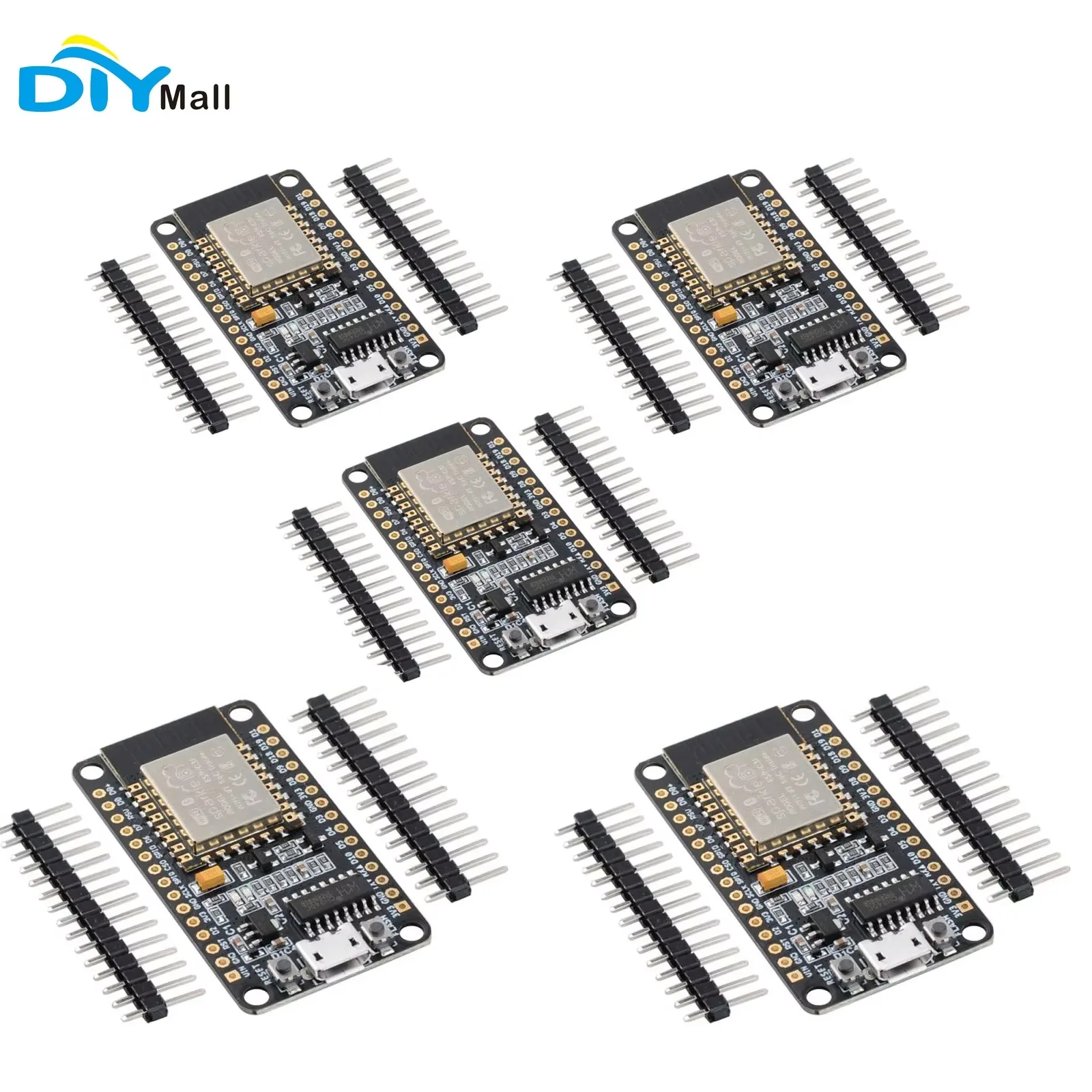 5PCS DIYmall NiceMCU-C3F V1.0 ESP32-C3 WiFi +BT BLE Dev Development Board 32-bit RISC-V Single-core Processor 4MB Flash