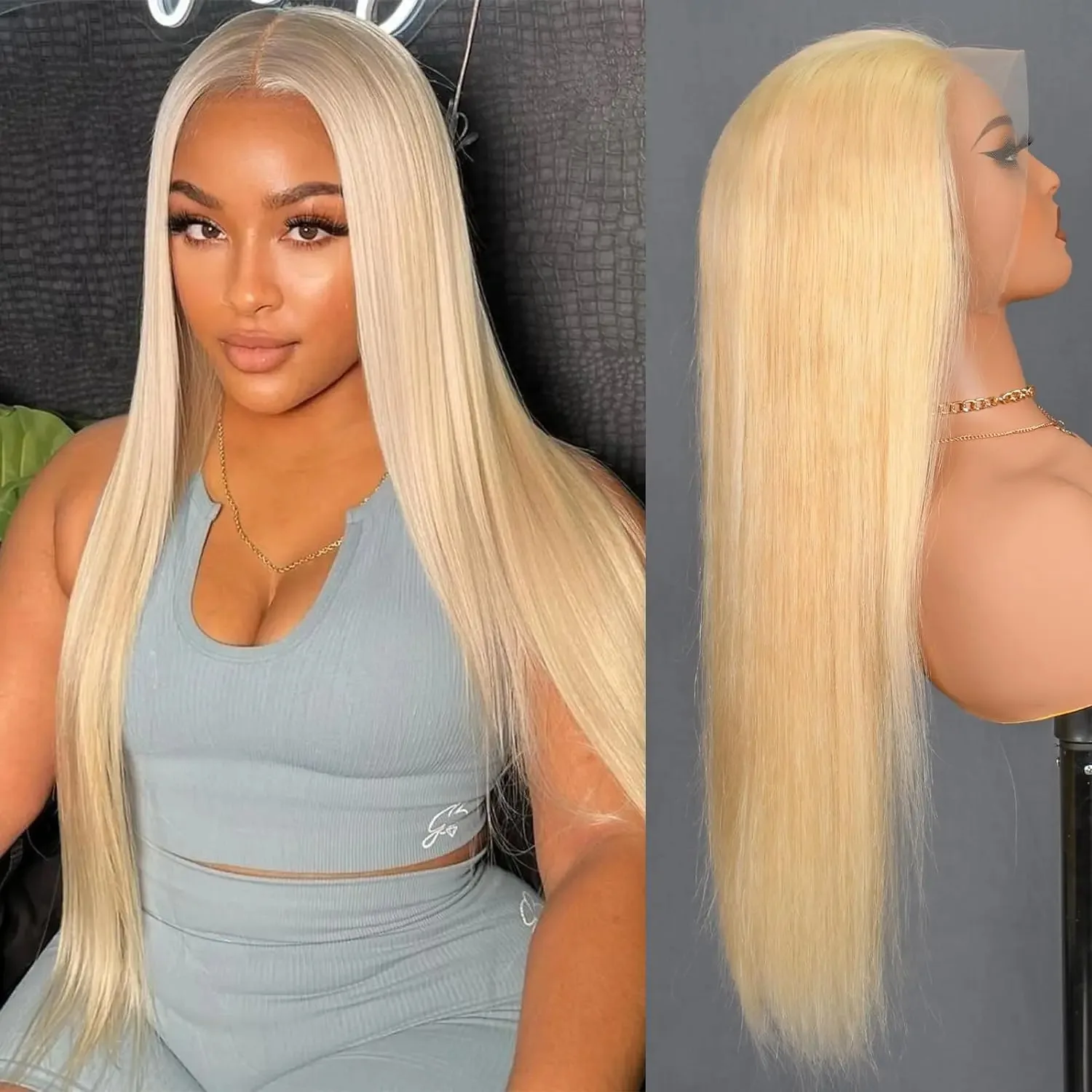 613 HD Lace Frontal Wig 13x6 Body Wave Lace Front Wigs 30 Inch Honey Blonde Lace Front Wig Human Hair 13x4 Hd Lace Wig For Women