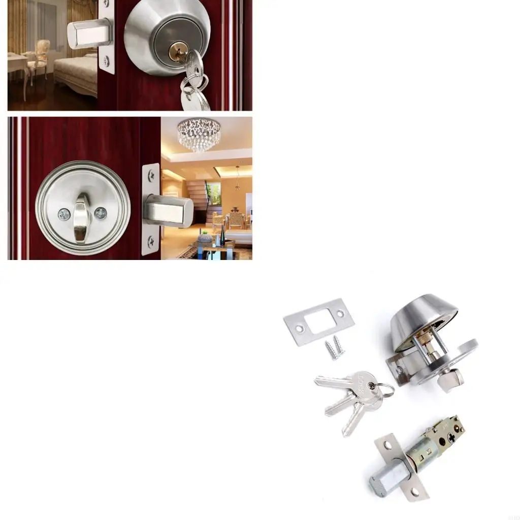 Wzmocniony cylinder zabezpieczający bez uderzenia i zakleszczenia, do standardowych instrukcji montażu drzwi