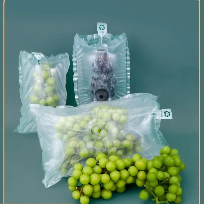 

Grape Inflatable Bags Double Layered Shockproof Anti Drop Cushioning Fruit Express Packing Bubble Vacuum Bag Protective Bags